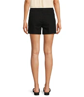 Gibson & Latimer Perfect Fit Denim Mid Rise Pleated Shorts
