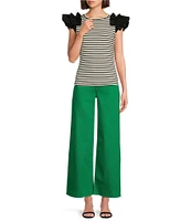 Gibson & Latimer Perfect Fit Palazzo Twill Pants