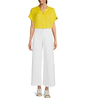 Gibson & Latimer Perfect Fit Palazzo Twill Pants