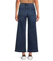 Gibson & Latimer Perfect Fit Palazzo Twill Denim Ankle Jeans