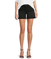 Gibson & Latimer Perfect Fit Twill Denim High Rise Roll Cuff Shorts