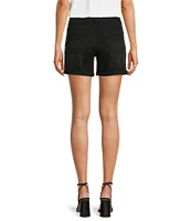 Gibson & Latimer Perfect Fit Twill Denim High Rise Roll Cuff Shorts