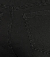 Gibson & Latimer Perfect Fit Twill Denim High Rise Roll Cuff Shorts