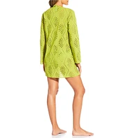 Gibson & Latimer Solid Eyelet Tunic Dress Cover-Up