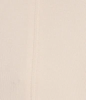 Gibson & Latimer Knit V-Neck Dropped Short Sleeve Shell Shirttail Tee Shirt