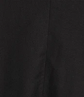 Gibson & Latimer Woven Crew Neck Sleeveless Deep Backline Twist Caftan Dress