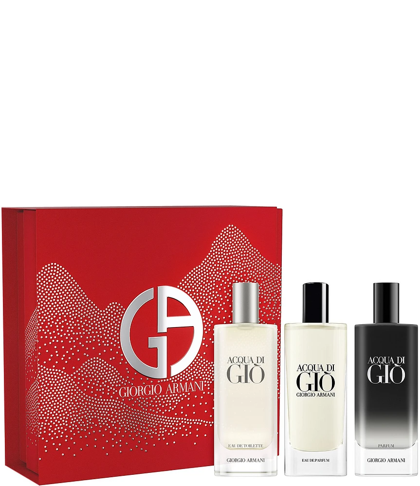 Giorgio Armani Acqua di Gio Men's 3-Piece Discovery Gift Set