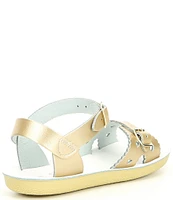 Saltwater Sandals by Hoy Girls' Sun-San Sweetheart Water Friendly Leather Sandals (Youth)