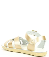 Saltwater Sandals by Hoy Girls' Swimmer Water-Friendly Leather Sandals (Youth)