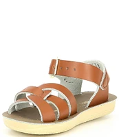 Saltwater Sandals by Hoy Girls' Swimmer Water-Friendly Leather Sandals (Youth)