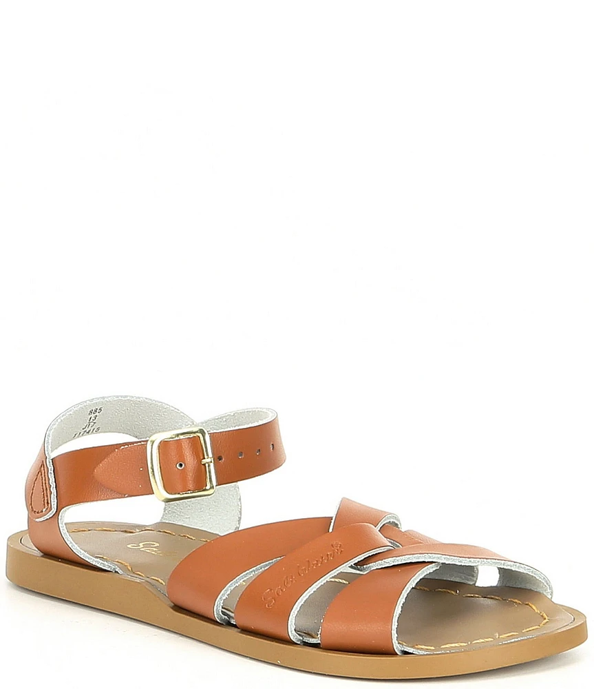 Saltwater Sandals by Hoy Girls' Original Water Friendly Leather Sandals (Youth)