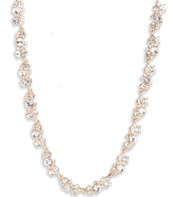 Givenchy Crystal Cluster Collar Necklace