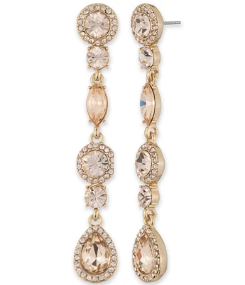 Givenchy Crystal Linear Earrings