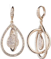 Givenchy Crystal Pave Orbital Earrings