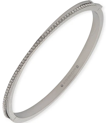 Givenchy Crystal Pave Twist Bangle Bracelet