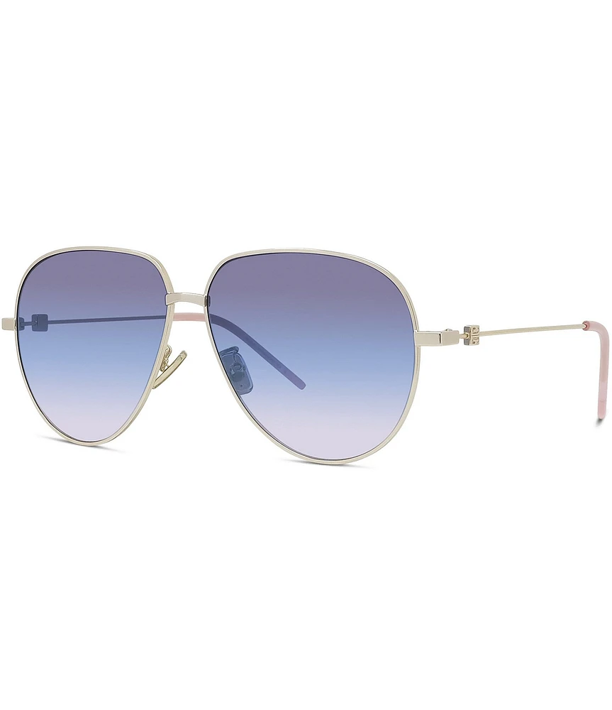 Givenchy Unisex GV Speed 60mm Mirrored Aviator Sunglasses