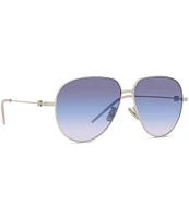 Givenchy Unisex GV Speed 60mm Mirrored Aviator Sunglasses