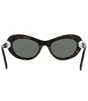 Givenchy Women's Pearl 54mm Havana Oval Sunglasses