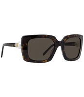 Givenchy Women's Pearl 55mm Havana Rectangle Sunglasses