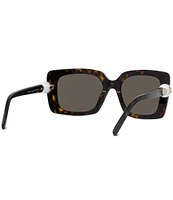 Givenchy Women's Pearl 55mm Havana Rectangle Sunglasses