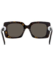 Givenchy Women's Pearl 55mm Havana Rectangle Sunglasses