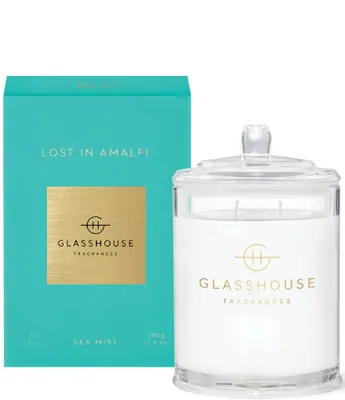 Glasshouse Fragrances Lost In Amalfi 13.4 oz Triple Scented Candle Sea Mist