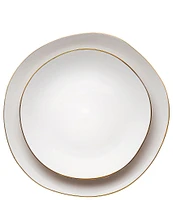 Godinger Andover White Porcelain 12-Piece, Service for 4