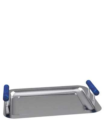 Godinger Azure Collection Rectangular Bar Tray, 18#double;