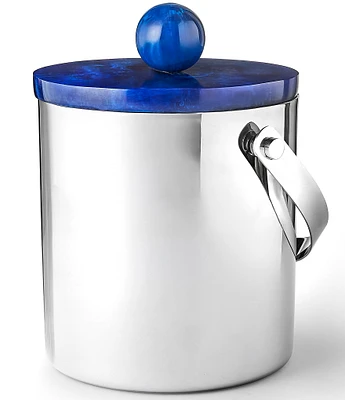 Godinger Azure Collection Stainless Ice Bucket, 8.75#double;