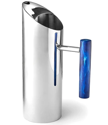 Godinger Azure Collection White Stainless Pitcher, 58.5 oz