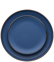 Godinger Beaumont Blue Stoneware 16-Piece Dinnerware Set, Service for 4