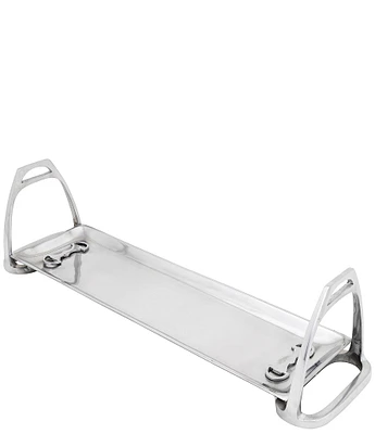 Godinger Cattleman's Ranch Handled Serving Tray, 18#double;