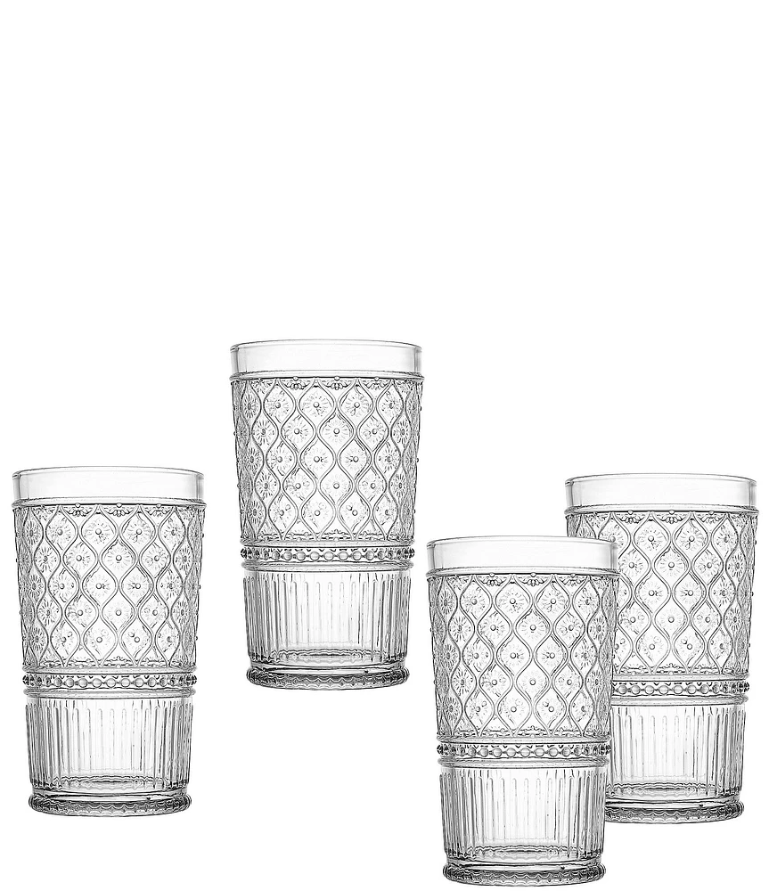 Godinger Claro Highball Glass, Set of 4