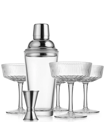 Godinger Crystal Espresso Martini 6-Piece Set