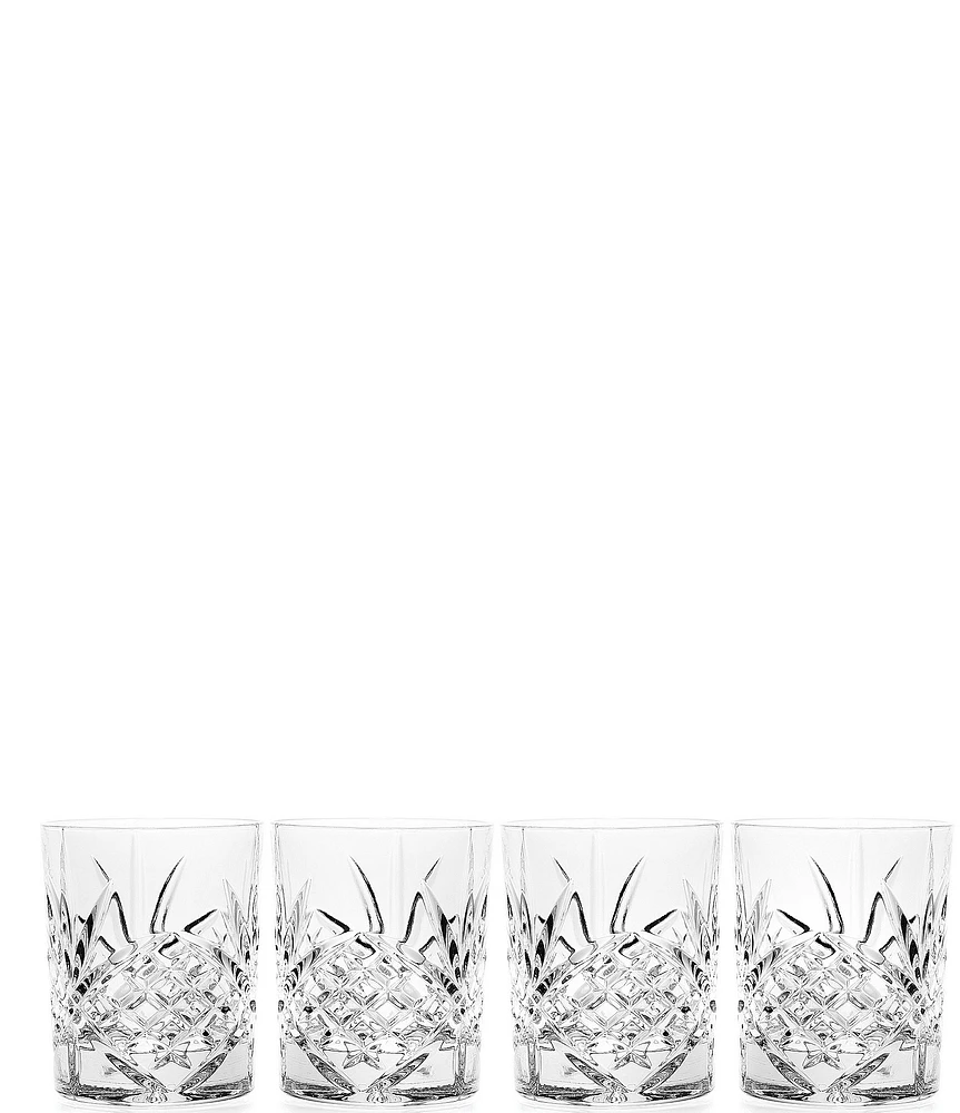 Godinger Dublin Double Old-Fashion Glasses, Set of 4