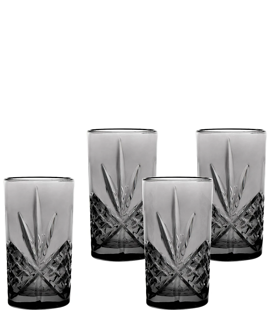 Godinger Dublin Midnight Highball, 12 oz., Set of 4