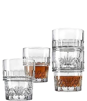 Godinger Dublin Stackable Double Old Fashioned, Set of 4