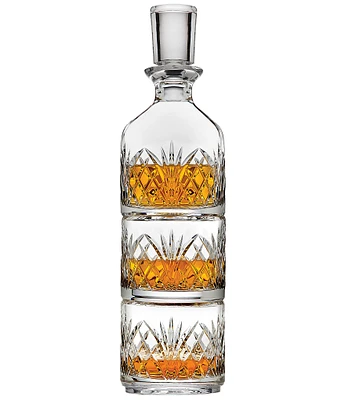 Godinger Dublin Stacking Decanter Whiskey Set - 3 Piece