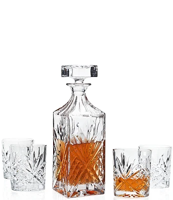 Godinger Dublin Whiskey Decanter 5-Piece Set