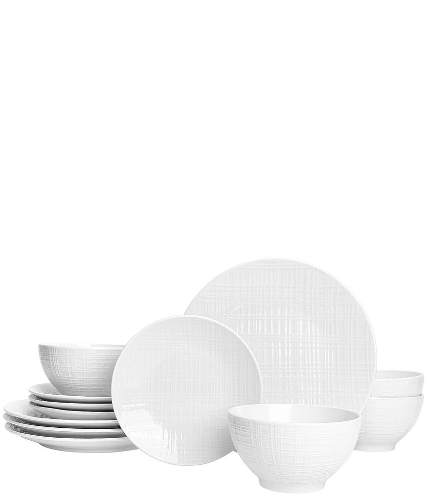 Godinger Freemont 12-Piece Dinnerware Set, Service for 4