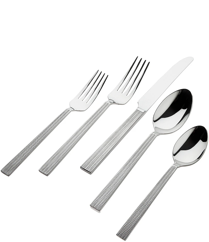 Godinger Harrington 20-Piece Stainless Steel Flatware Set, Service for 4