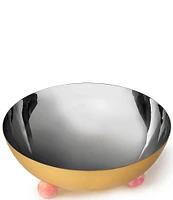 Godinger Hyaline Collection Footed Salad Bowl, 12#double;