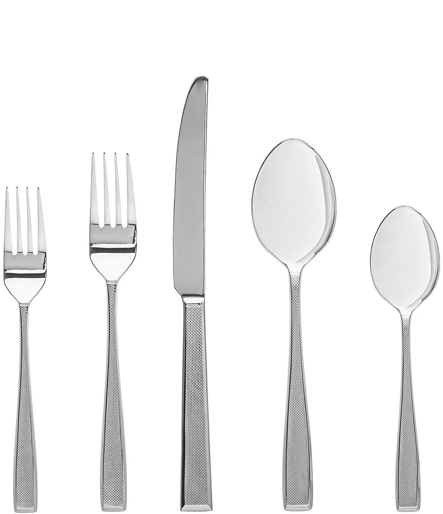 Godinger Ingot Silver 20-Piece Stainless Steel Flatware Set, Service for 4