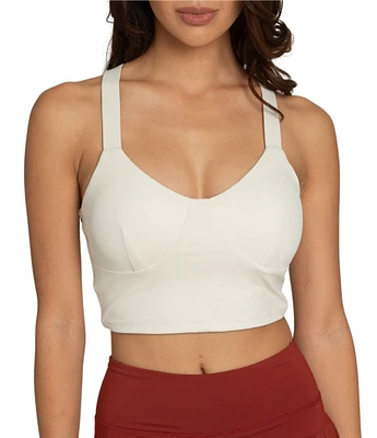 GOLD HINGE Bustier Racerback Bra Top