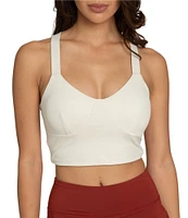 GOLD HINGE Bustier Racerback Bra Top