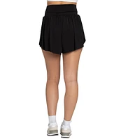GOLD HINGE Go-with-the-Flow Athletic Shorts