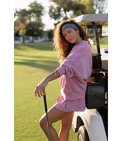GOLD HINGE High Waist Tiered Pleated Tennis Shirt