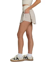GOLD HINGE High Waist Tiered Pleated Tennis Shirt