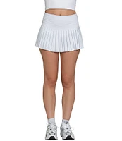 GOLD HINGE Pleated Tennis Mini Skirt