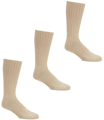 Gold Label Roundtree & Yorke Big & Tall Casual Crew Socks 3-Pack